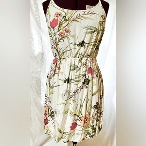 Old Navy cream floral dress